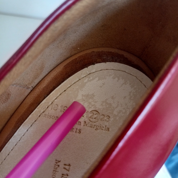 Maison Margiela Heels oversize Red size 38.5 Rare - Picture 8 of 16